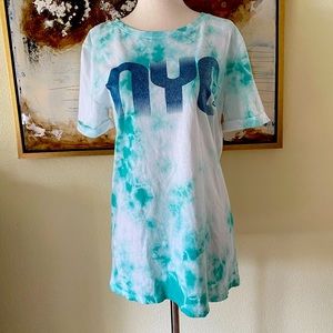 S Apparel 100% cotton New York City tie dye tee shirt size S BNWT ~
